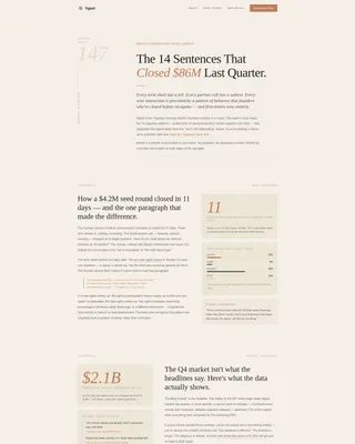 Startup Fundraising Newsletter Booking Website Template