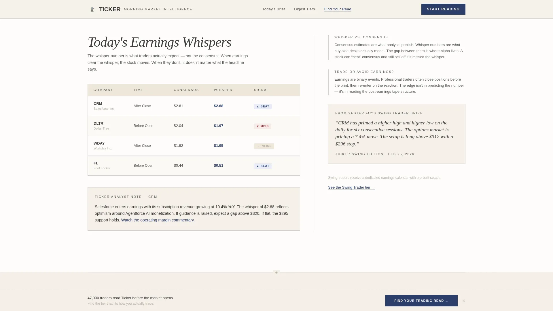 Stock Market & Trading Newsletter Specialist Blog Website Template