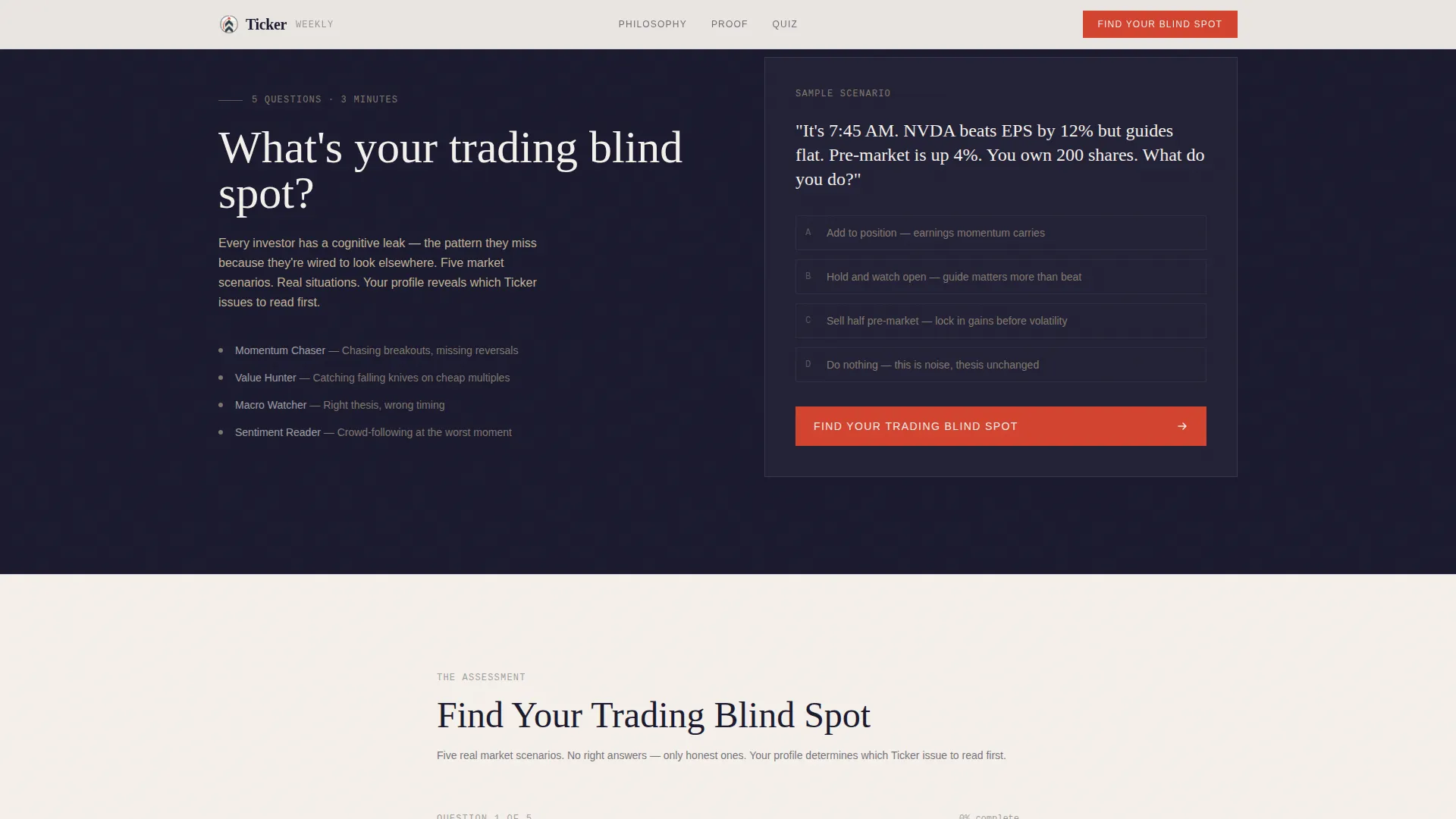 Stock Market & Trading Newsletter Blog Website Template