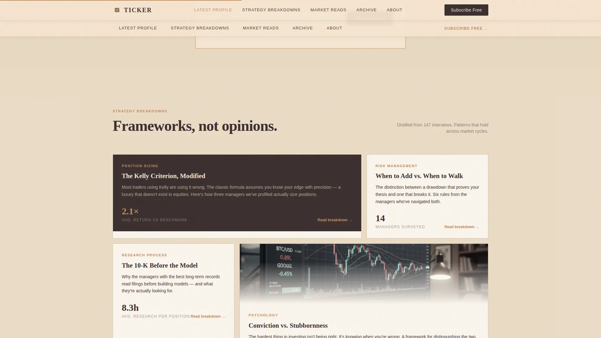 Stock Market & Trading Newsletter Advanced Blog Website Template