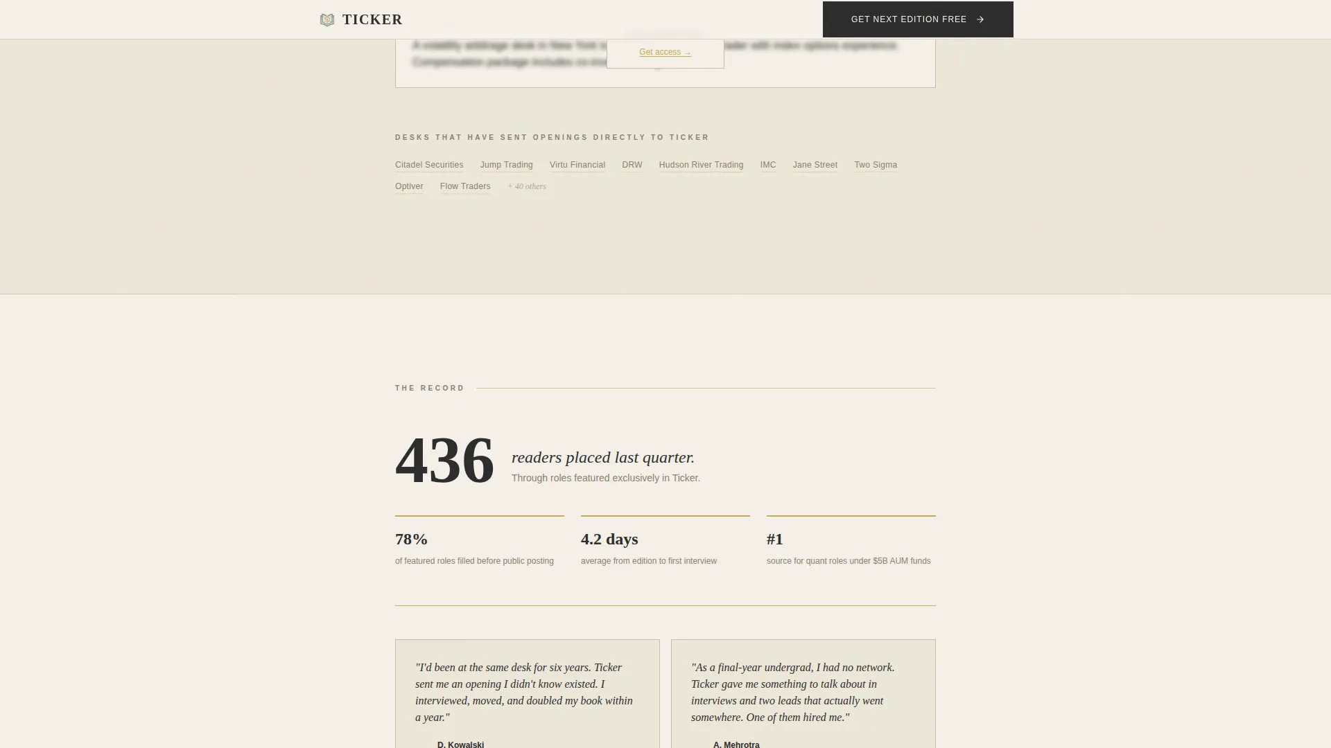 Premium Stock Trading Landing Page Template