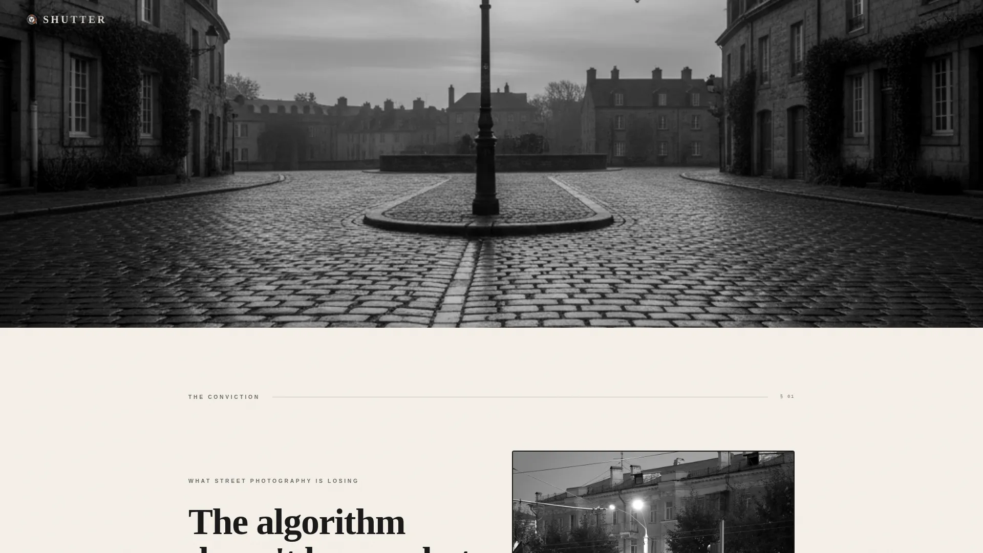 Bold Streetphotography | Free Website Template | Rocket