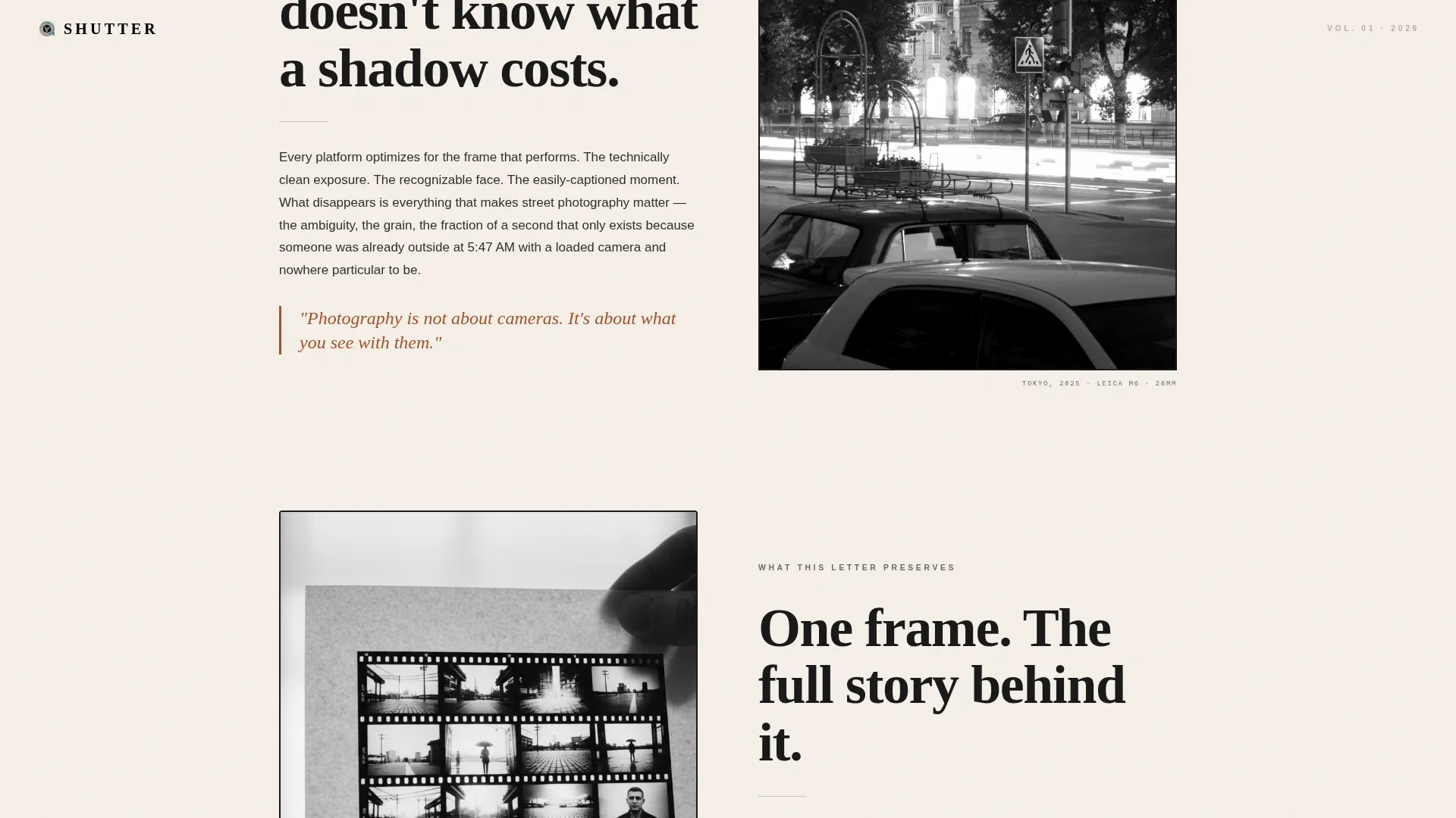 Bold Streetphotography | Free Website Template | Rocket