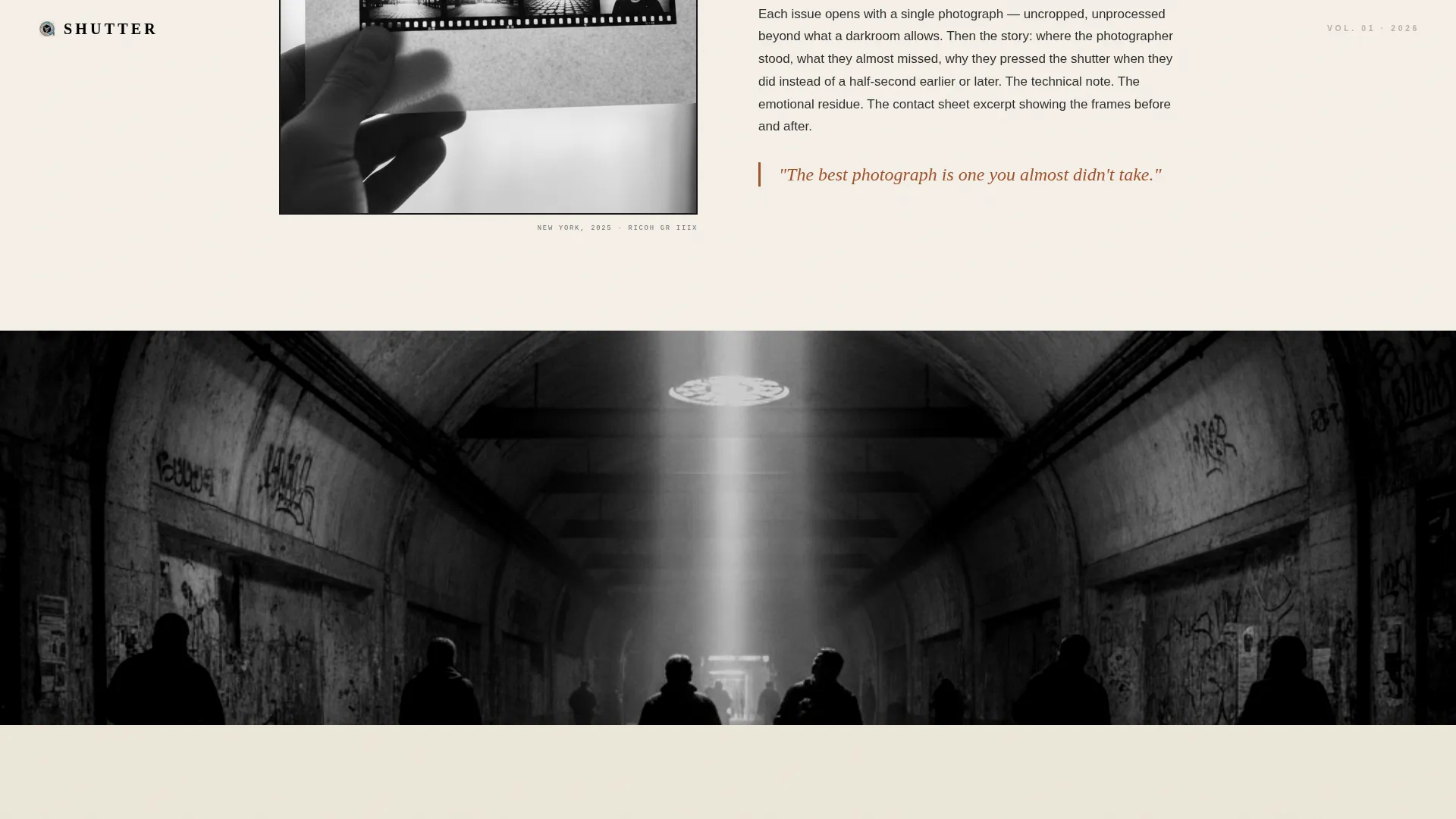 Bold Streetphotography | Free Website Template | Rocket
