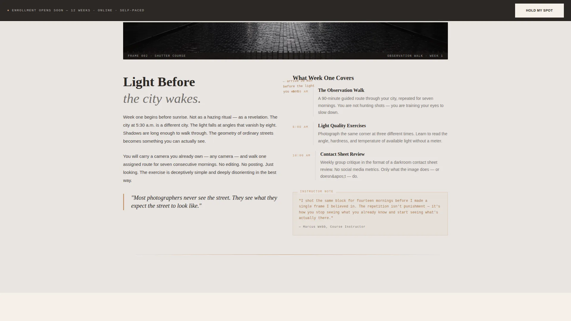Editorial Streetphotography | Free Website Template | Rocket