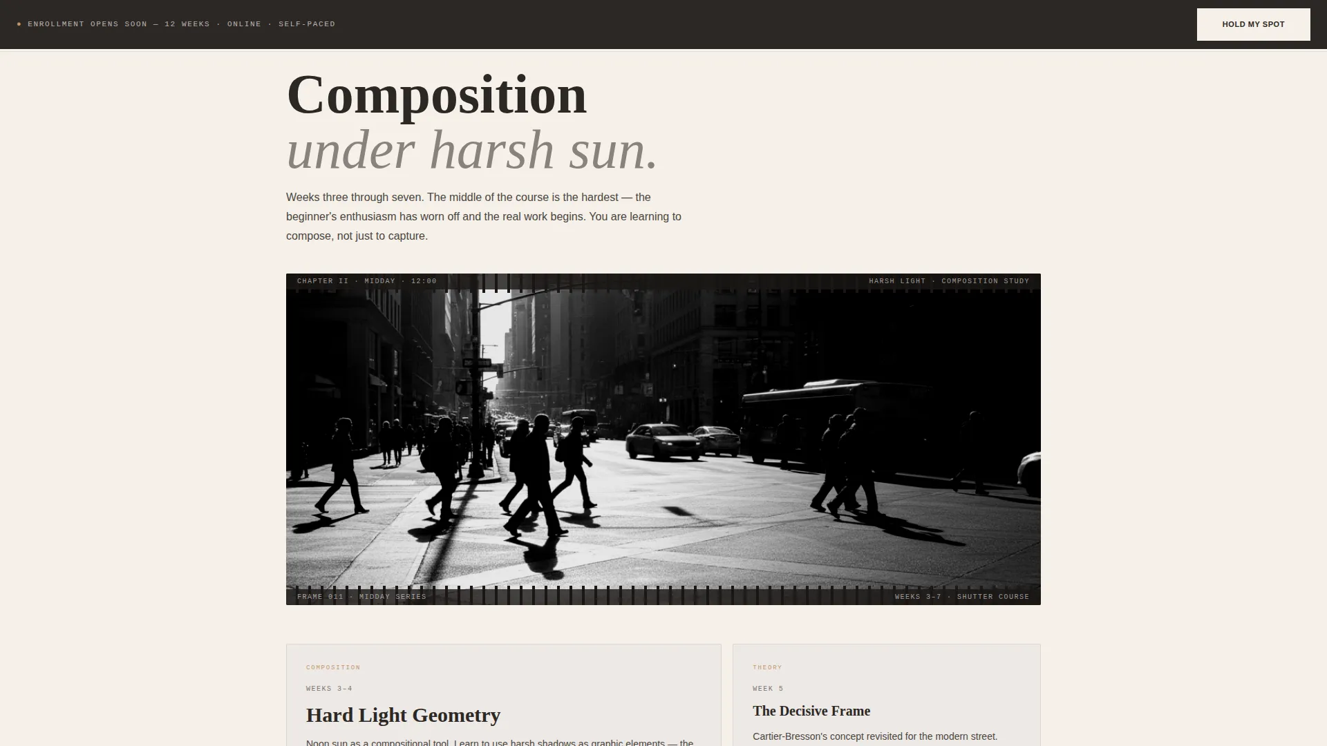 Editorial Streetphotography | Free Website Template | Rocket