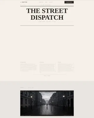 Editorial Streetphotography | Free Website Template | Rocket