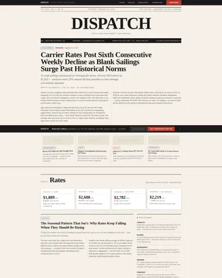 Supply Chain & Logistics Newsletter Landing Page