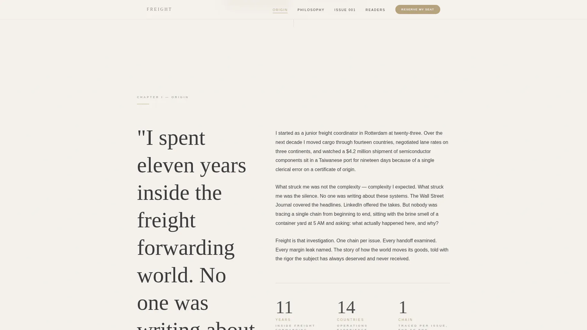 Supply Chain & Logistics Newsletter Pre-Launch Website Template