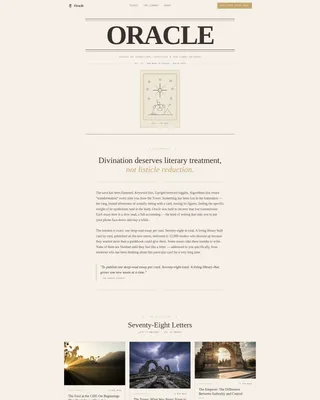 Philosophy & Spirituality Blog Advanced Blog Website Template