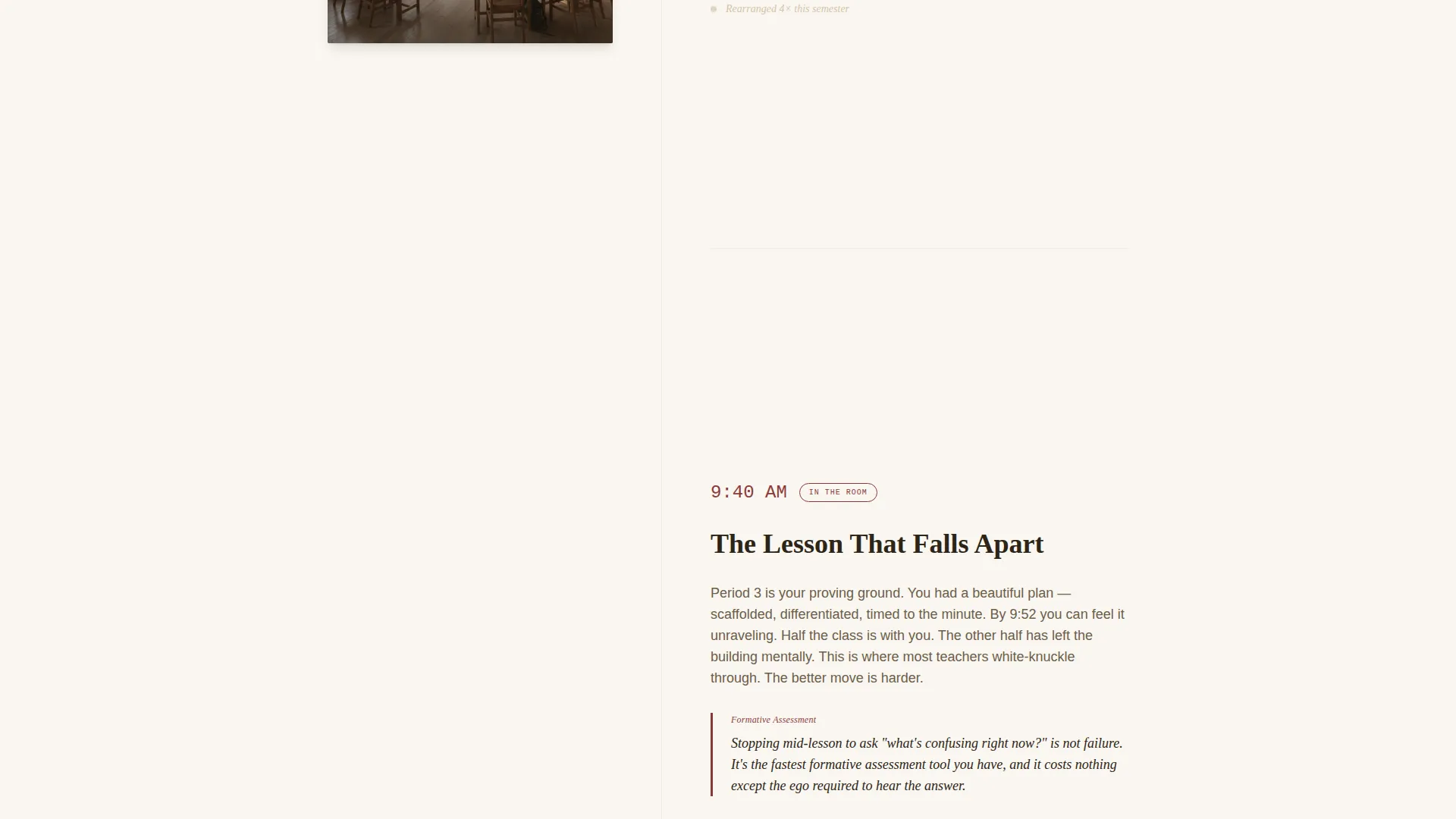 Teaching & Pedagogy Blog Landing Page Template