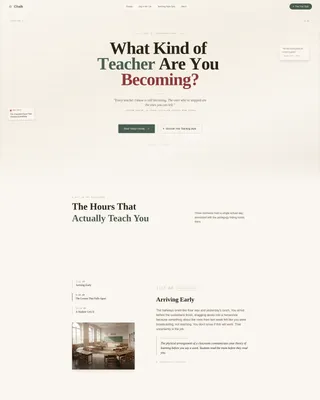 Teaching & Pedagogy Blog Landing Page Template