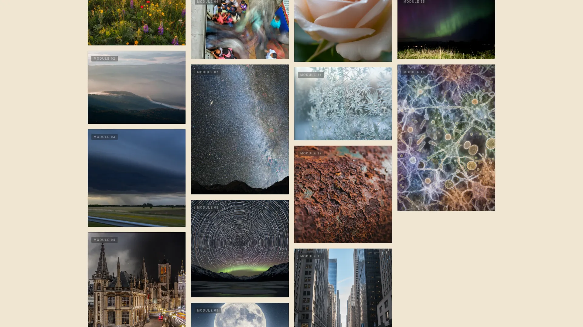 Cinematic Time-Lapse Photography Course Landing Page