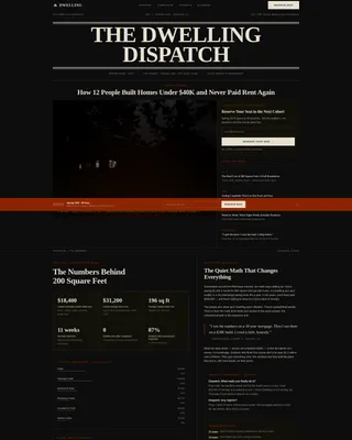 Tiny House Course Landing Page Template