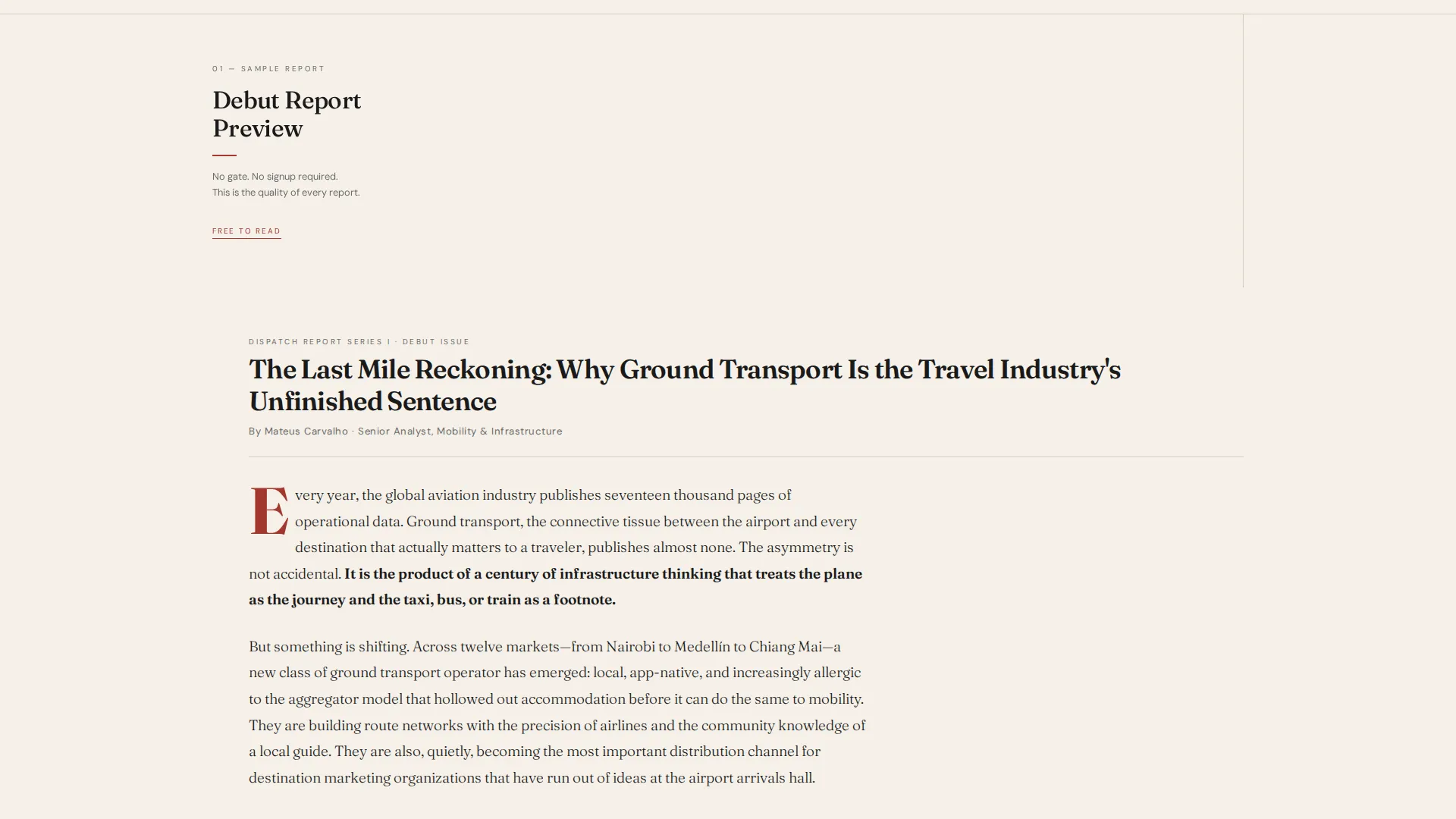 Travel Blog & Media Pre-Launch & Coming Soon Website Template