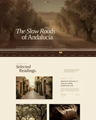 Advanced Travel Blog & Media Blog & Content Website Template