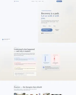 Stroke Recovery Patient Education Landing Page