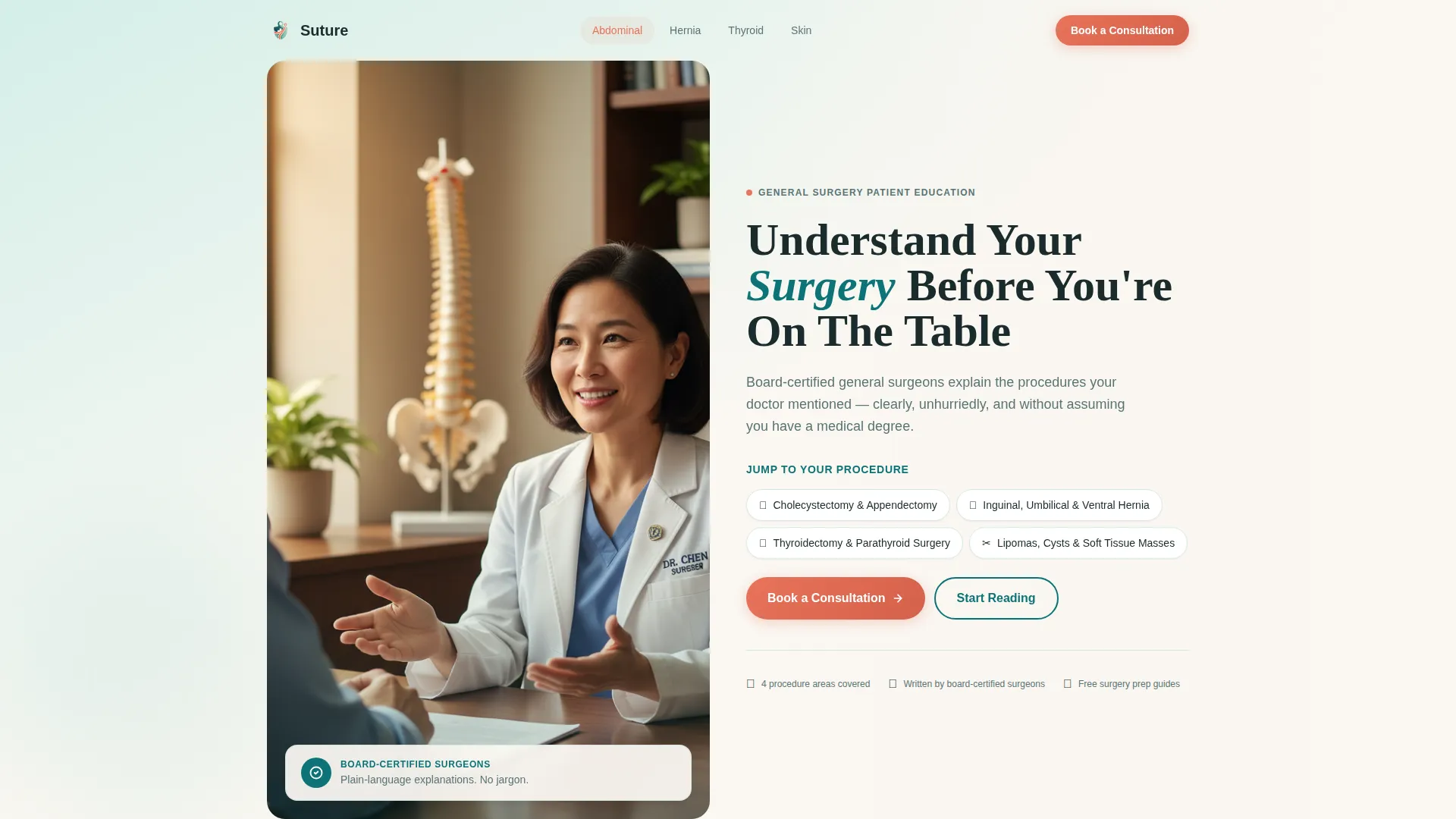 Expert Orthopedic Surgeon Landing Page Template