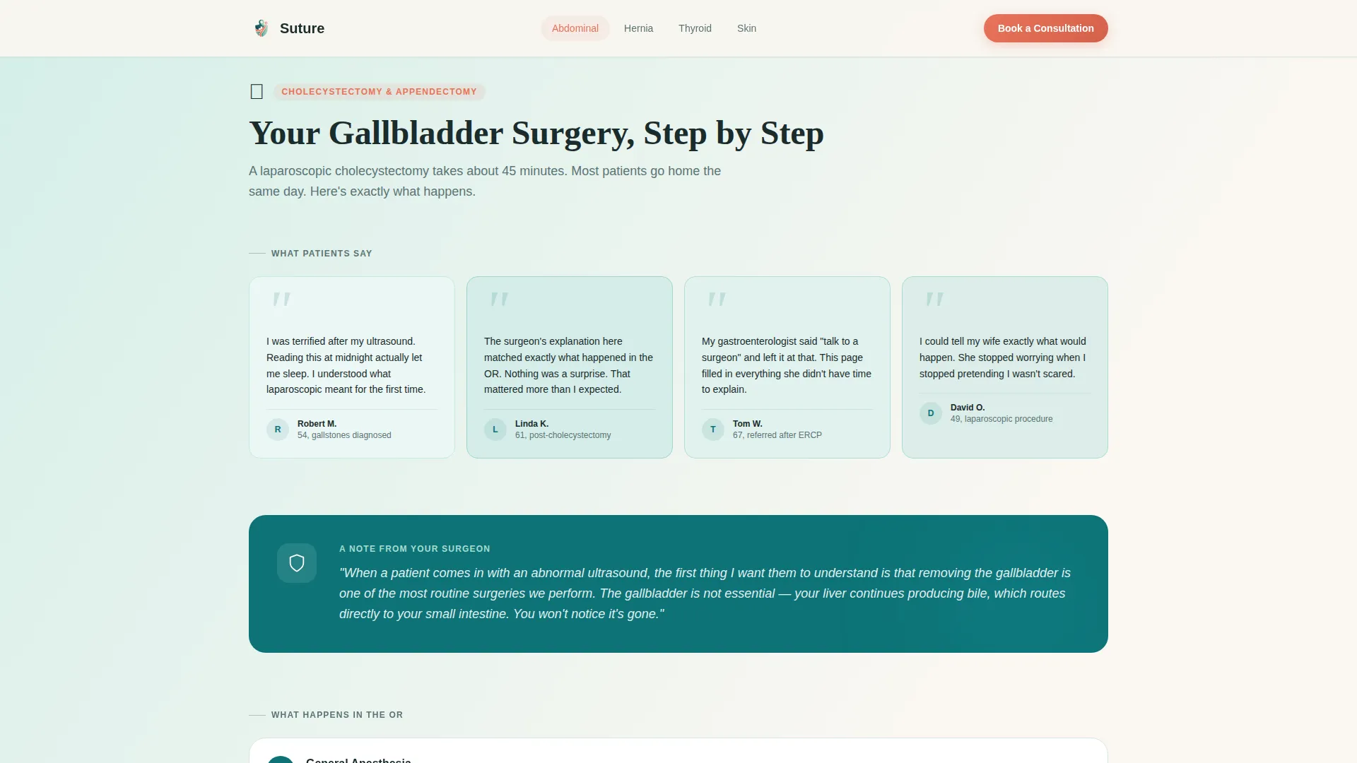 Expert Orthopedic Surgeon Landing Page Template