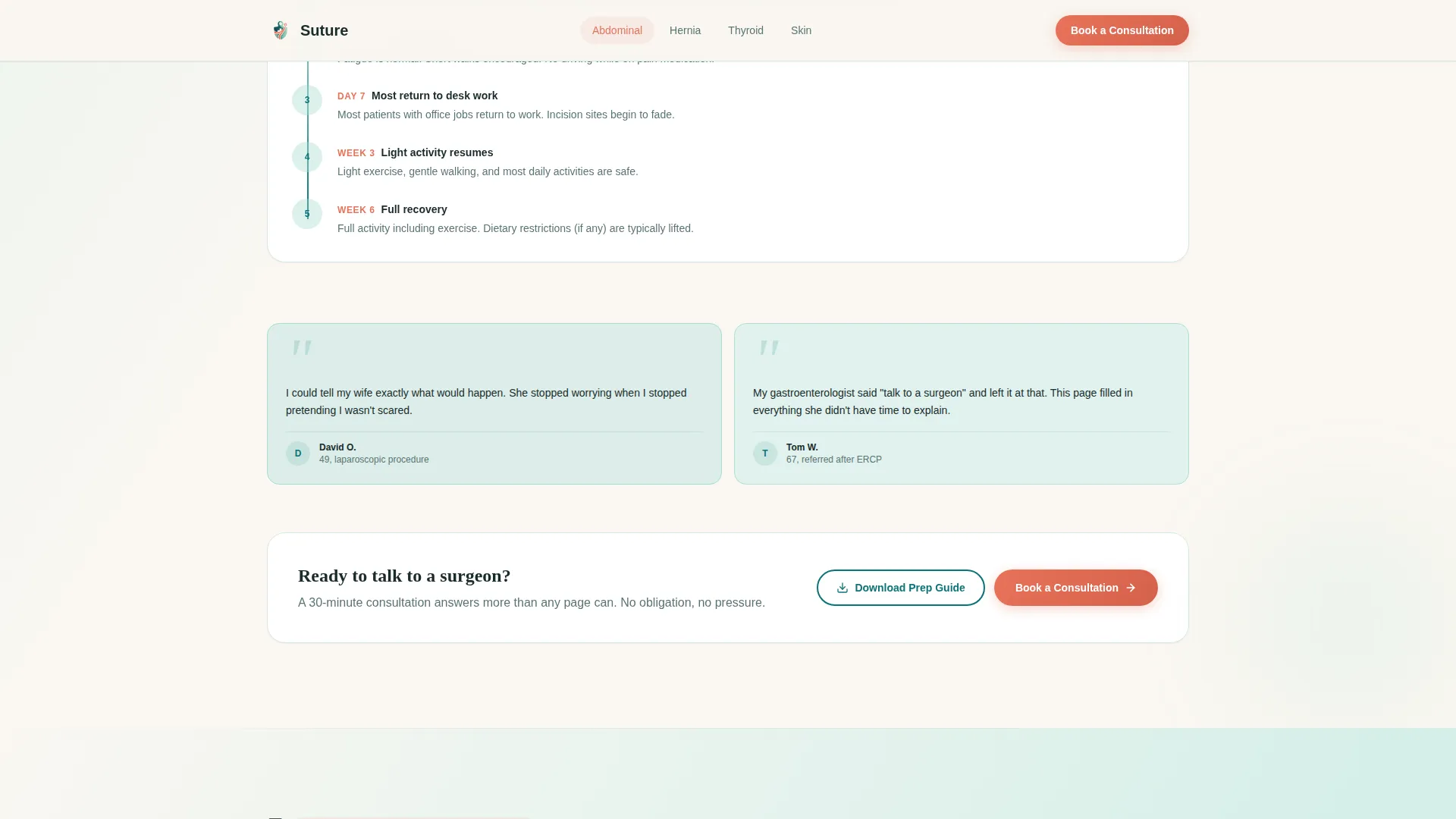 Expert Orthopedic Surgeon Landing Page Template