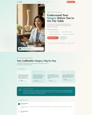 Expert Orthopedic Surgeon Landing Page Template