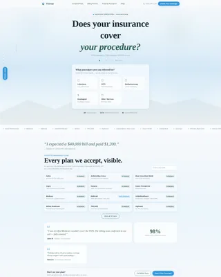 Thoracic Surgeon Insurance & Billing Landing Page