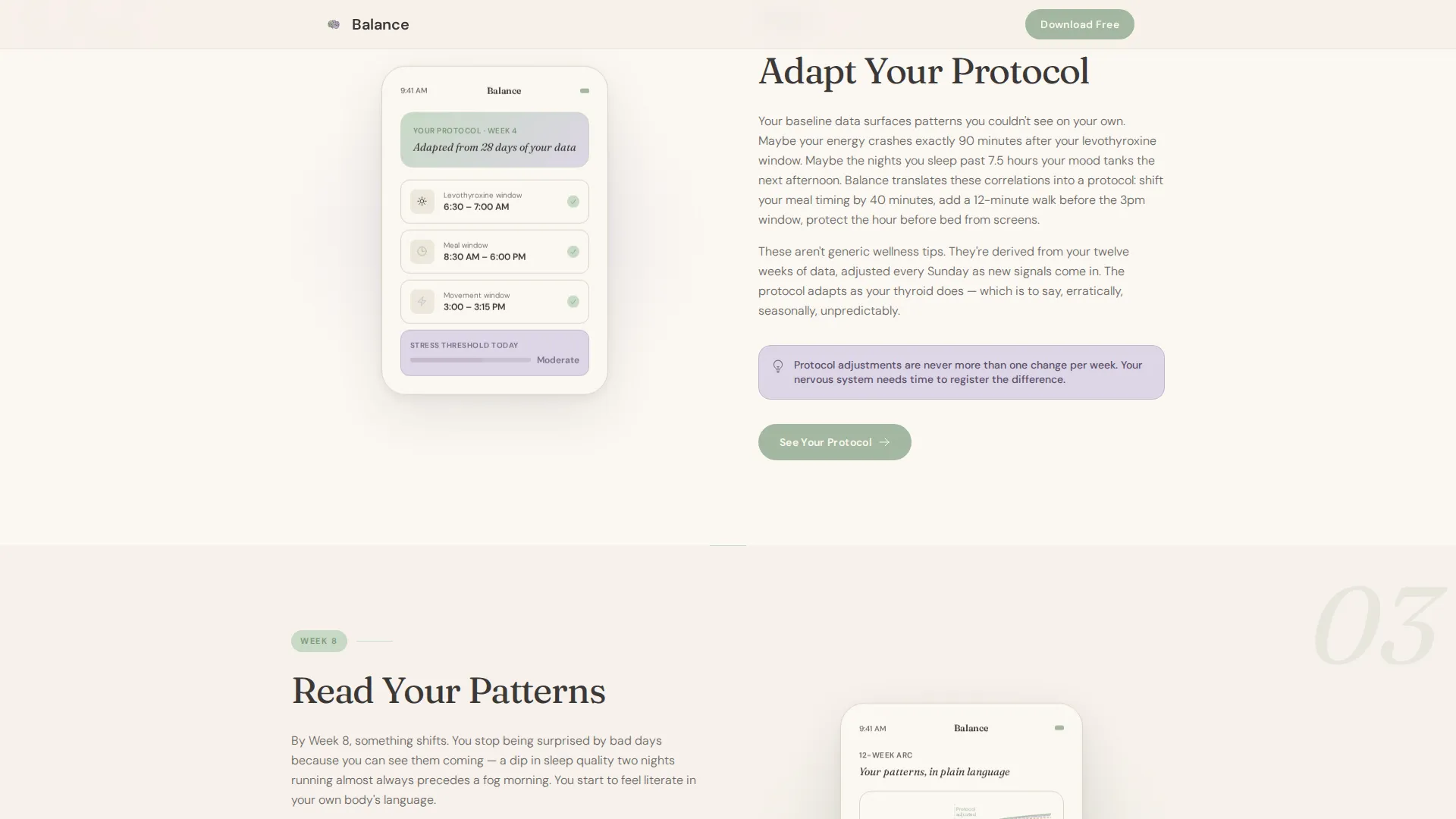 Thyroid Disorder Care Reviews & Social Proof Website Template