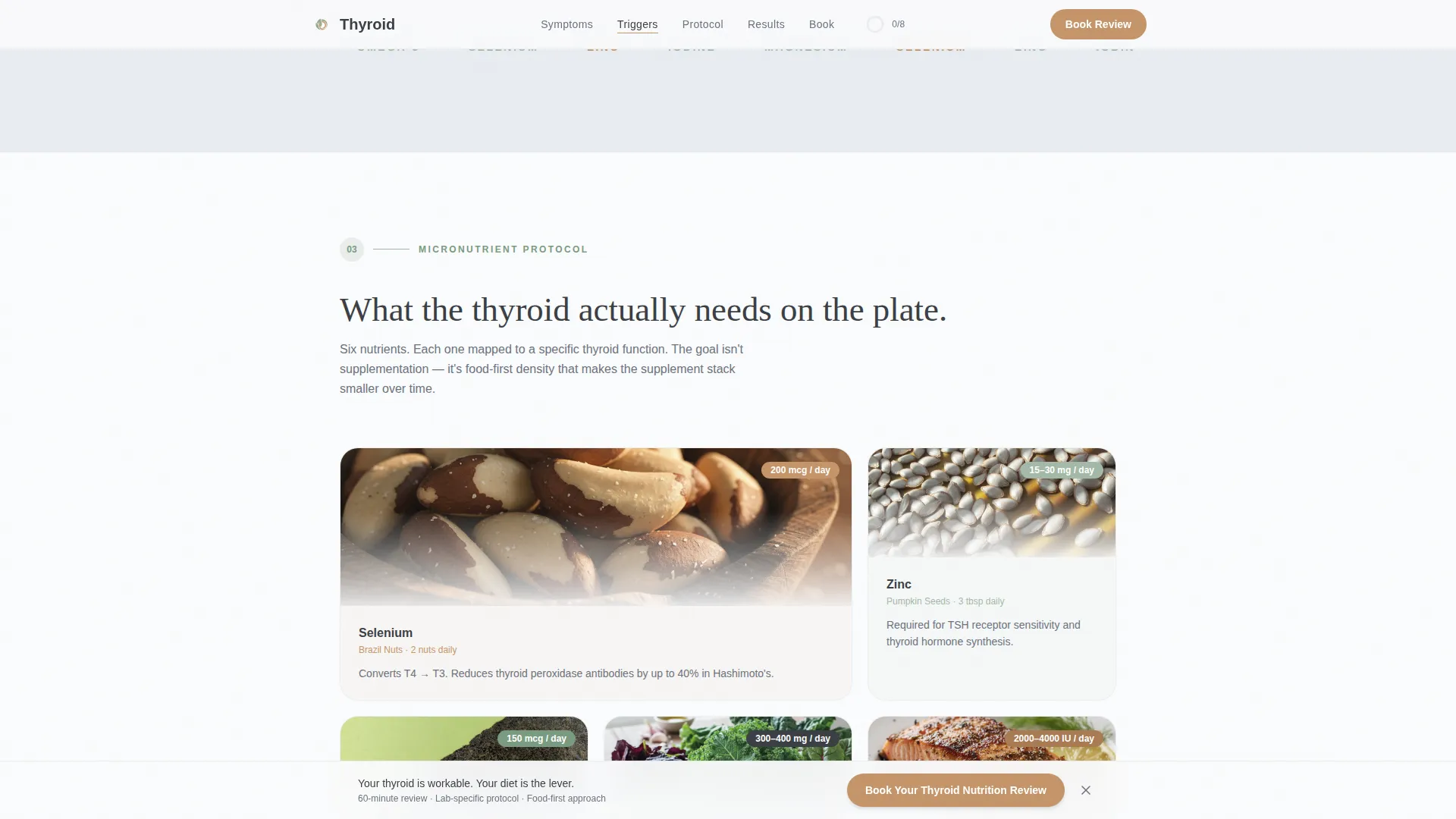 Advanced Thyroid Disorder Care Appointment Booking Website Template