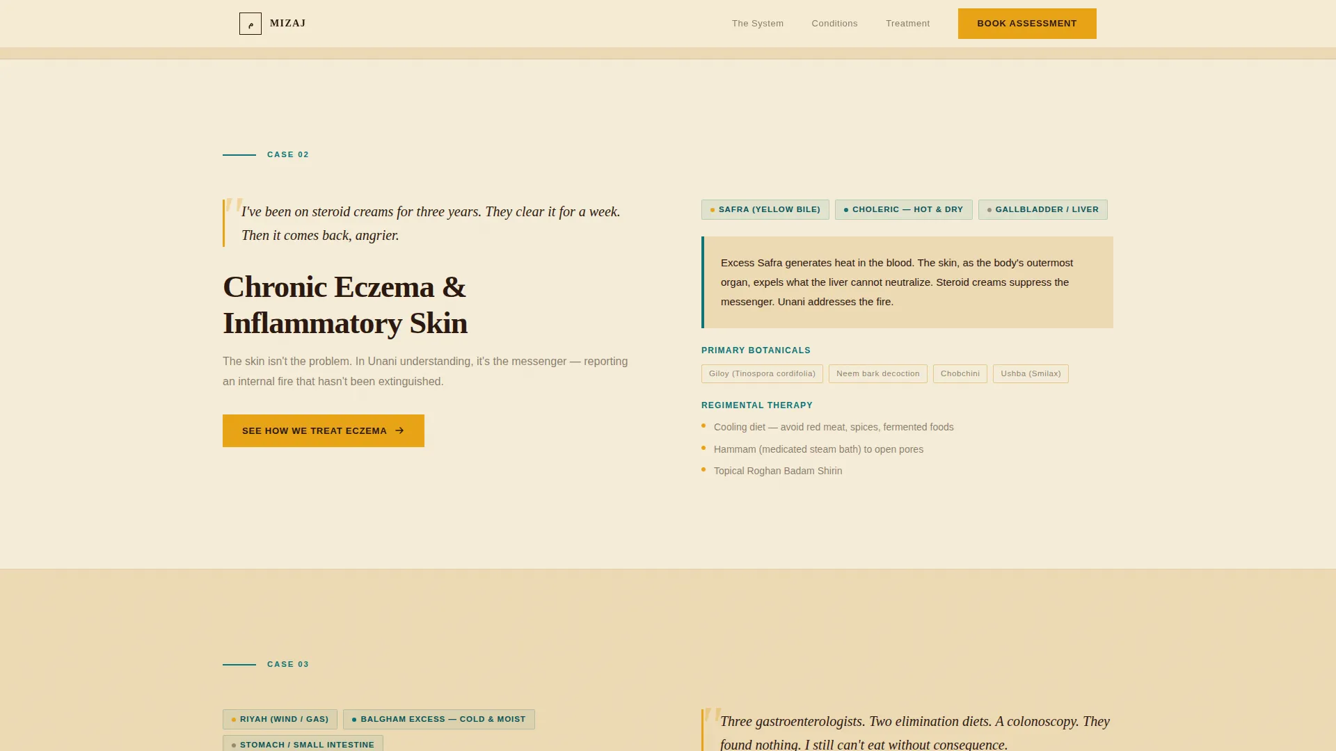 Unani Medicine Landing Page Template