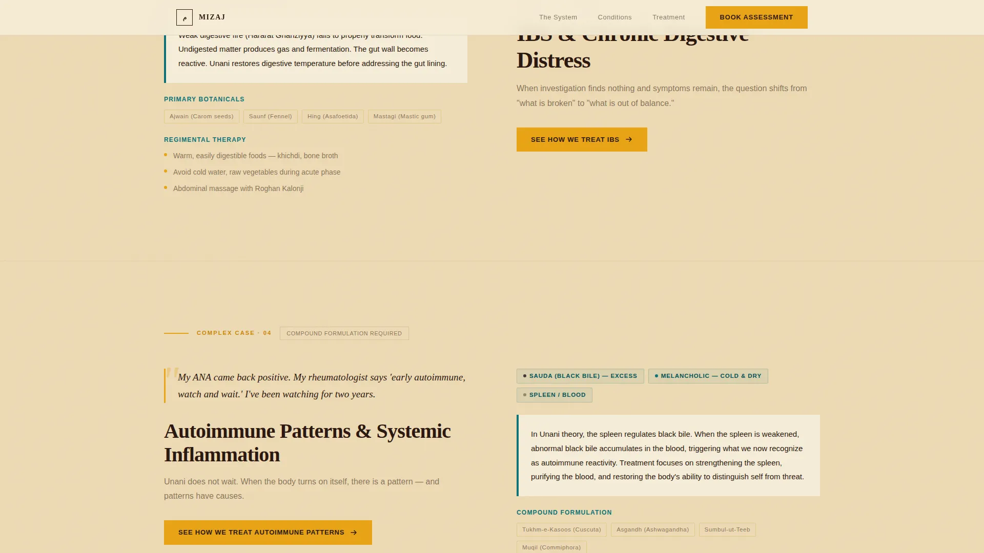 Unani Medicine Landing Page Template