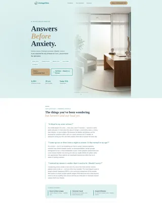 Appointment Landing Page Template | Booking-Focused
