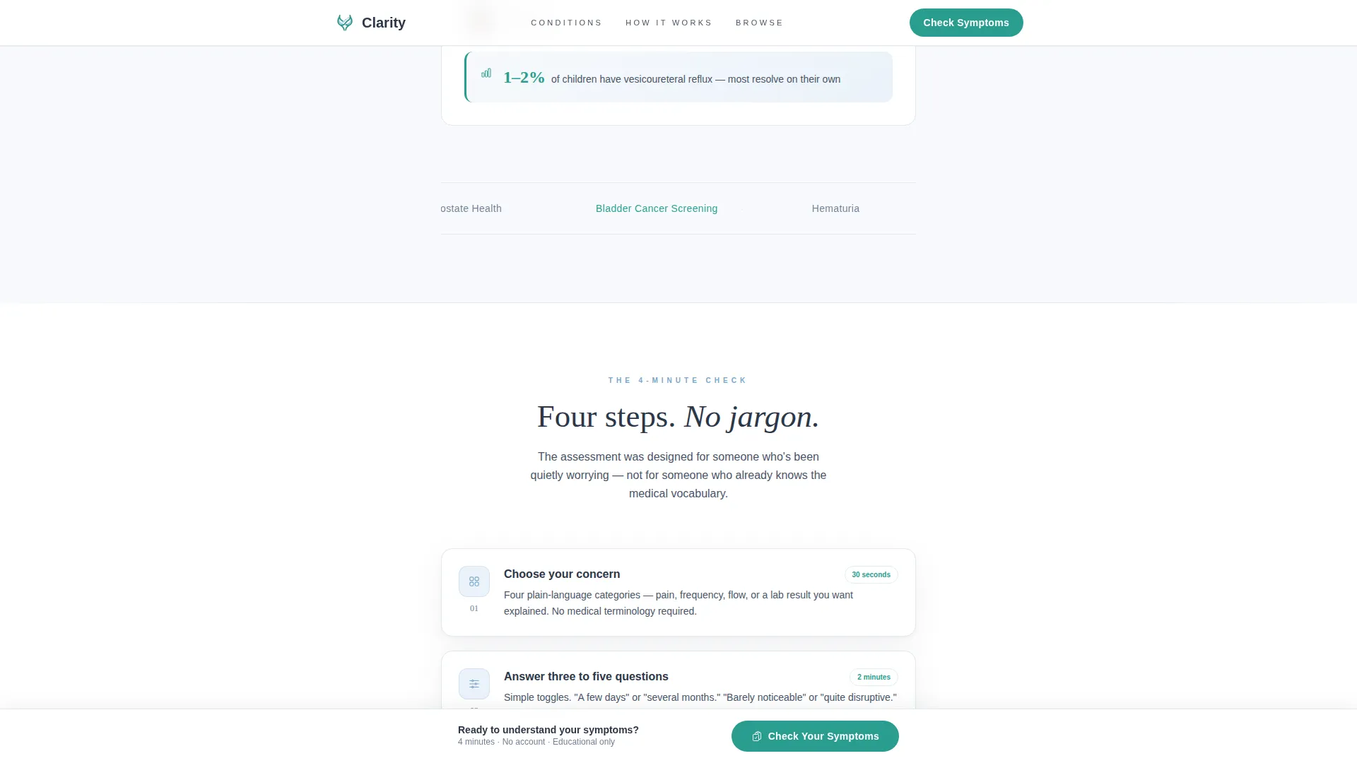 Urologist Patient Education Landing Page Template