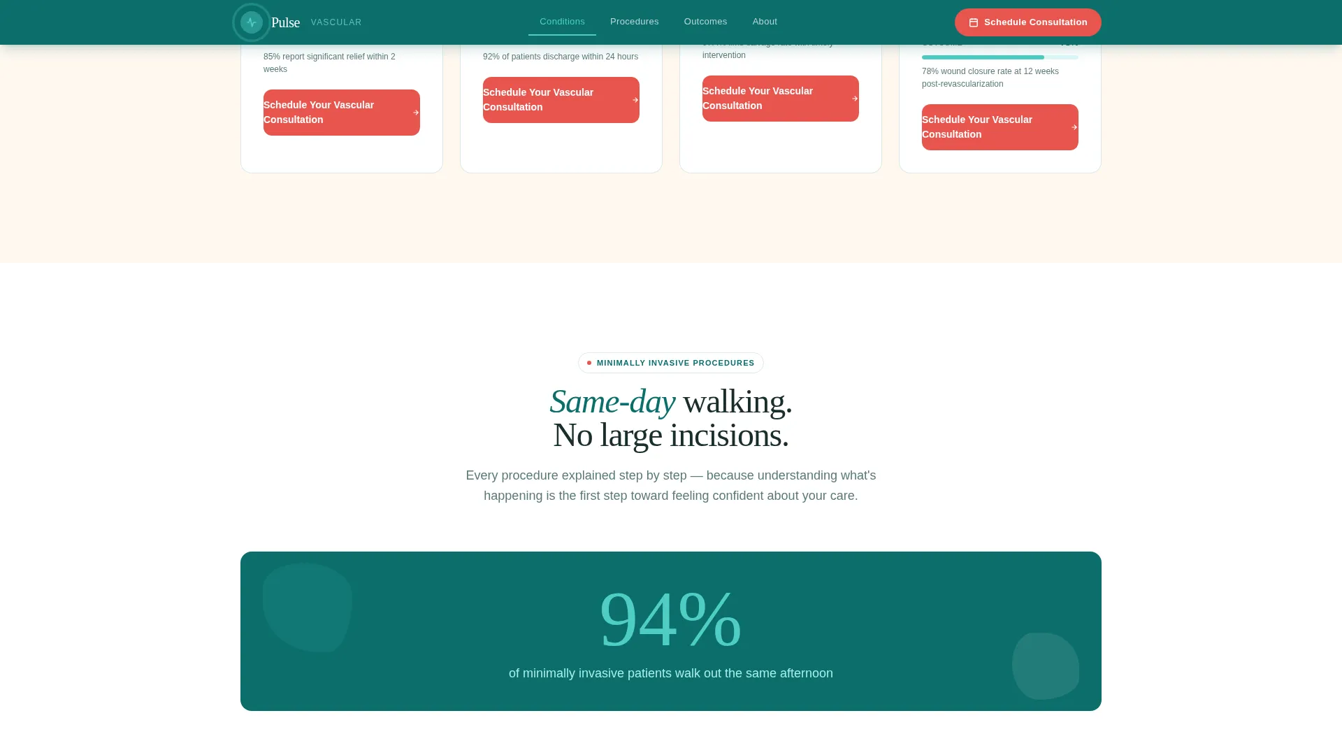 Elite Cardiology Landing Page Template