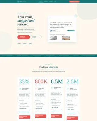 Elite Cardiology Landing Page Template