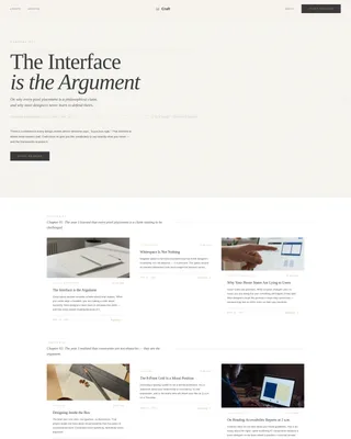 Art & Design Blog Booking Website Template