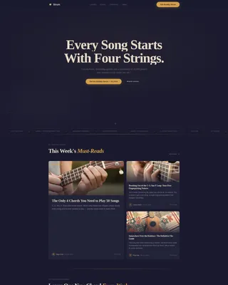 Hobby & Passion Content Blog & Content Website Template