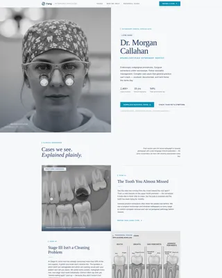 Veterinary Dental Specialty Landing Page Template