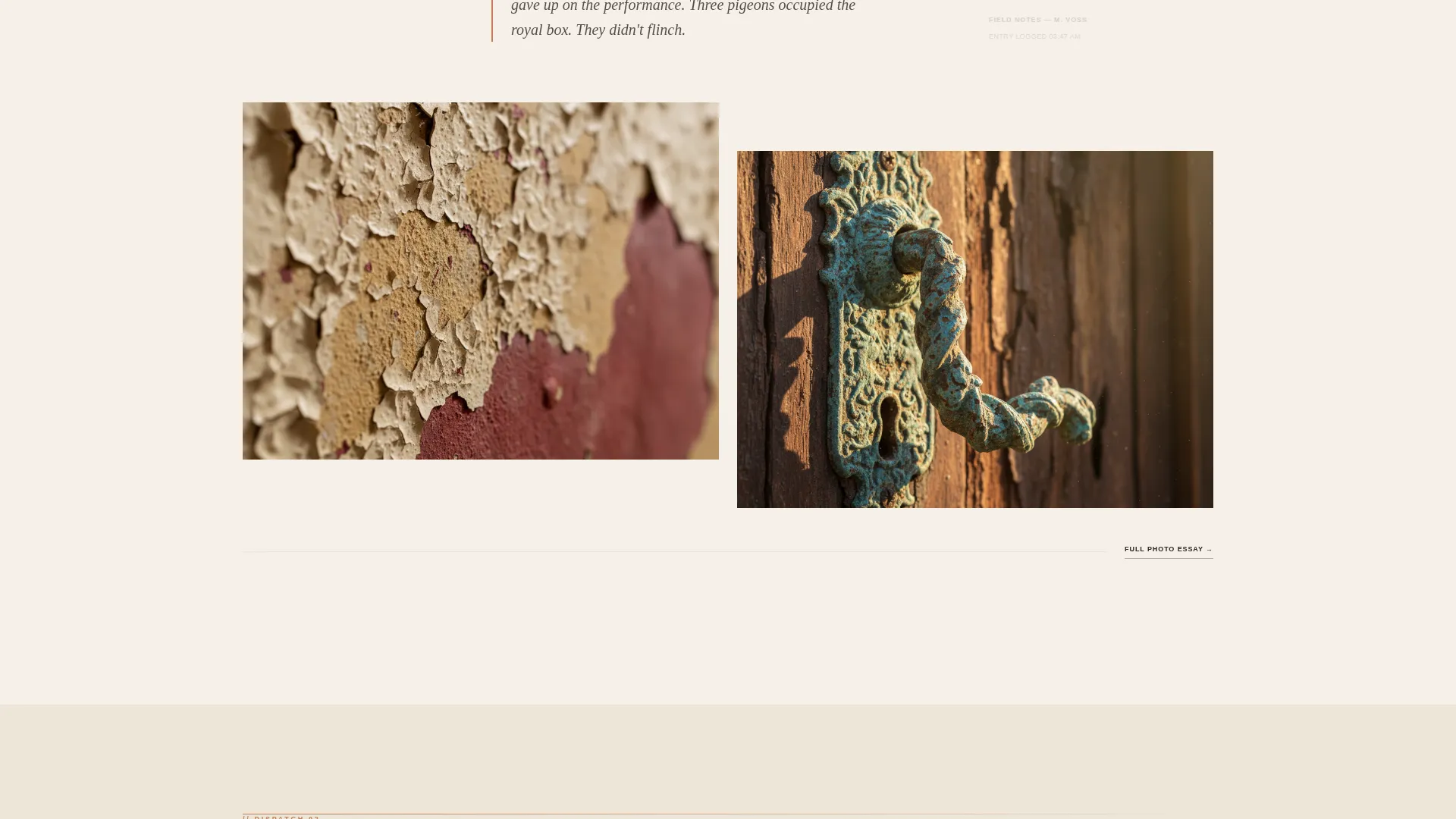 Urbex Editorial Blog Waitlist Landing Page Template