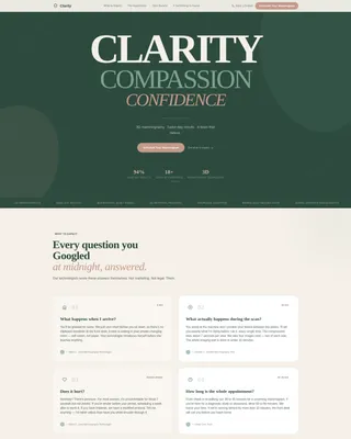 Mammography Center Landing Page Template