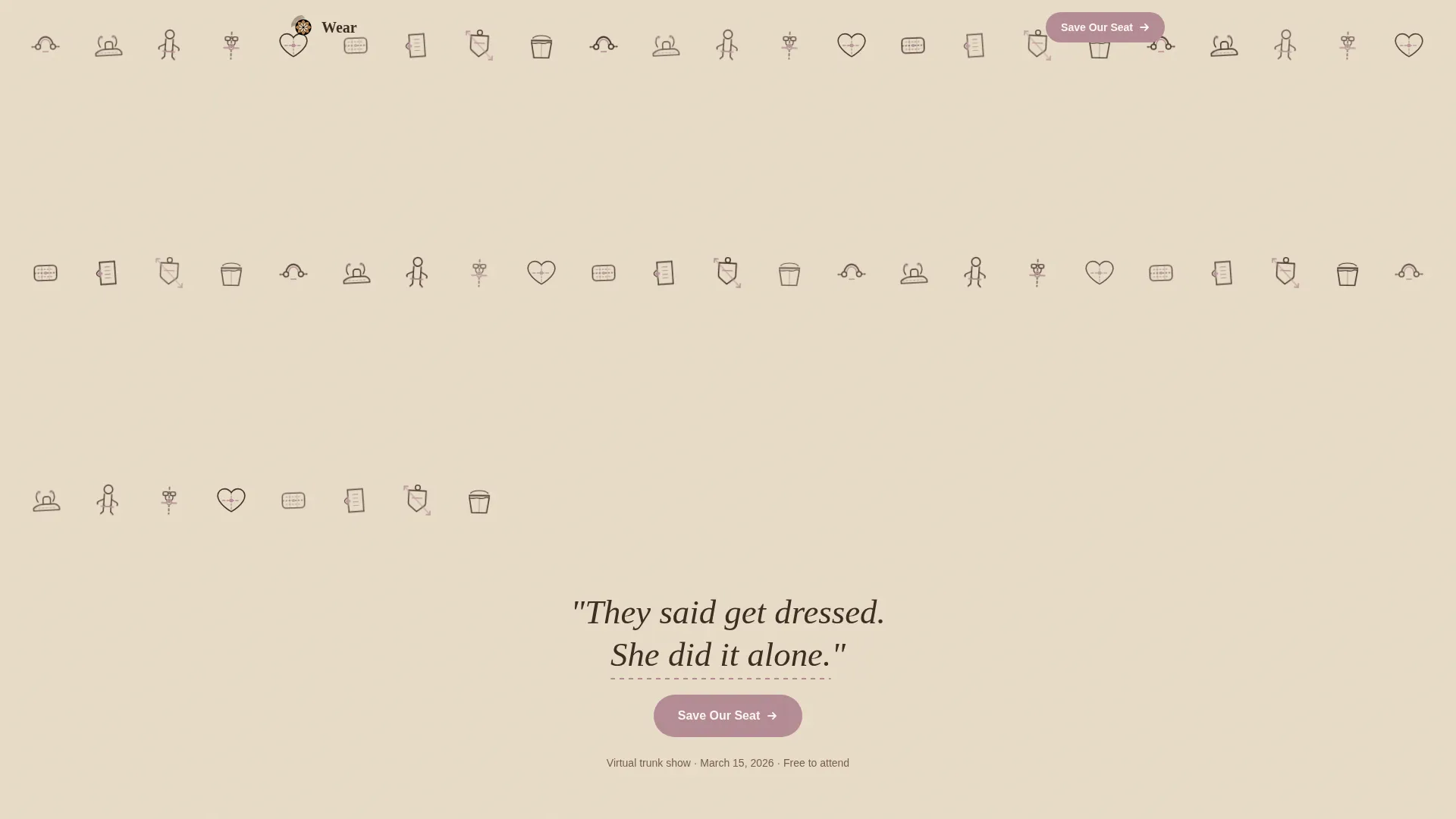 Adaptive Kids Clothing Event Landing Page Template