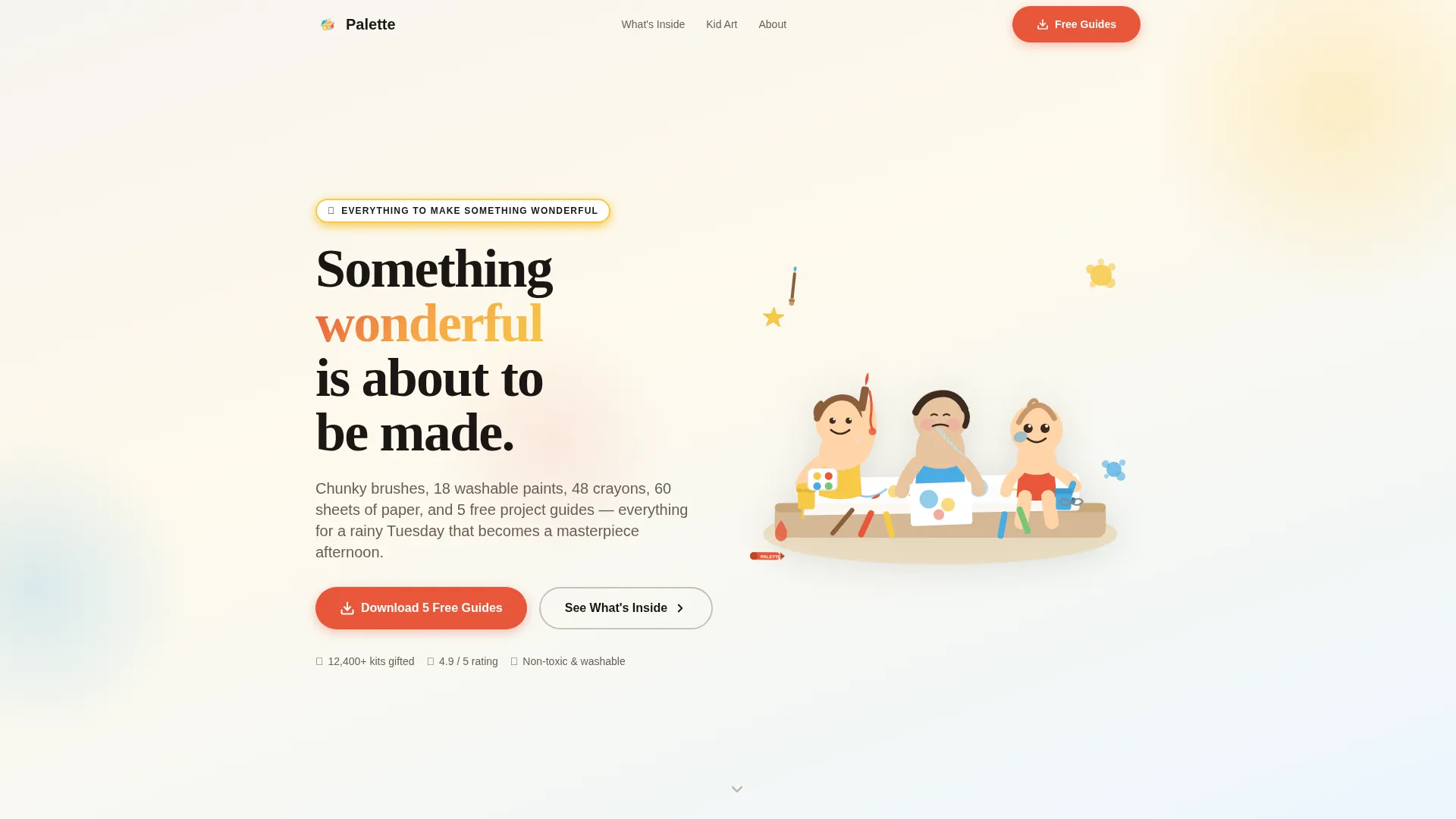Modern Supply Landing Page Template