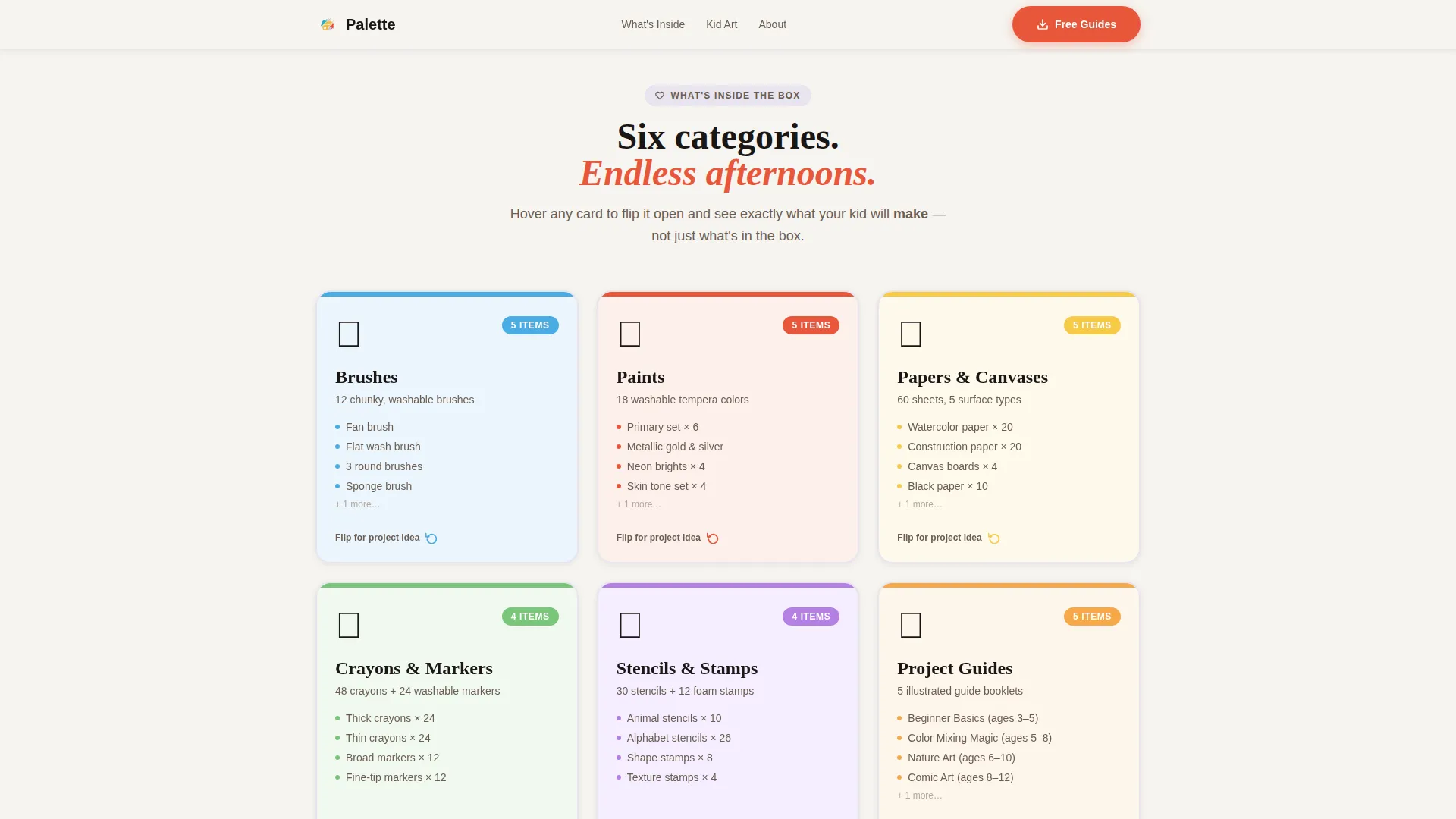 Modern Supply Landing Page Template