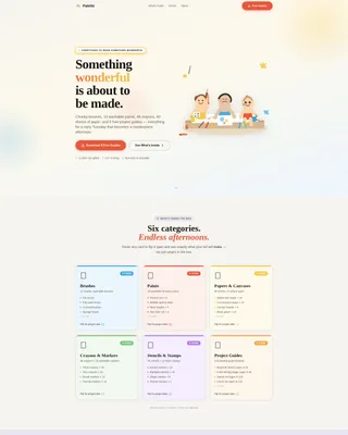 Modern Supply Landing Page Template