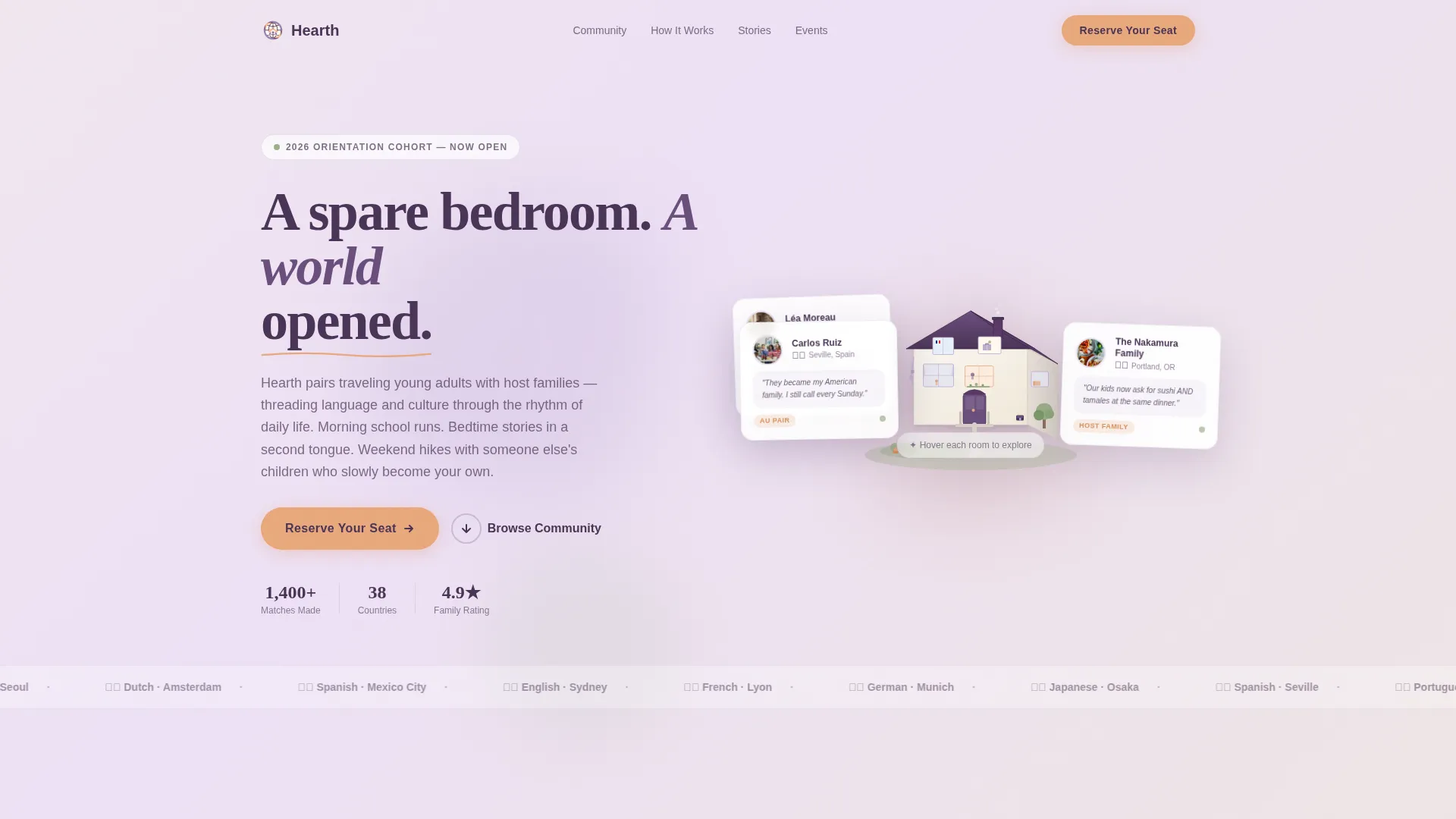 Nanny & Au Pair Pre-Launch & Coming Soon Website Template