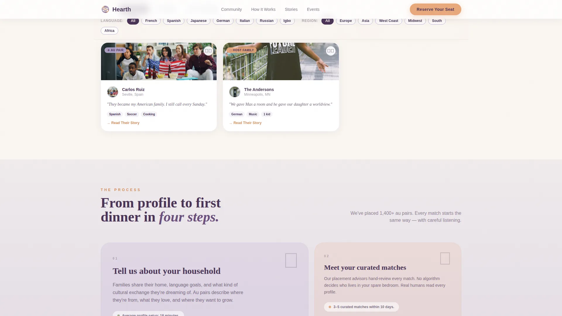 Nanny & Au Pair Pre-Launch & Coming Soon Website Template