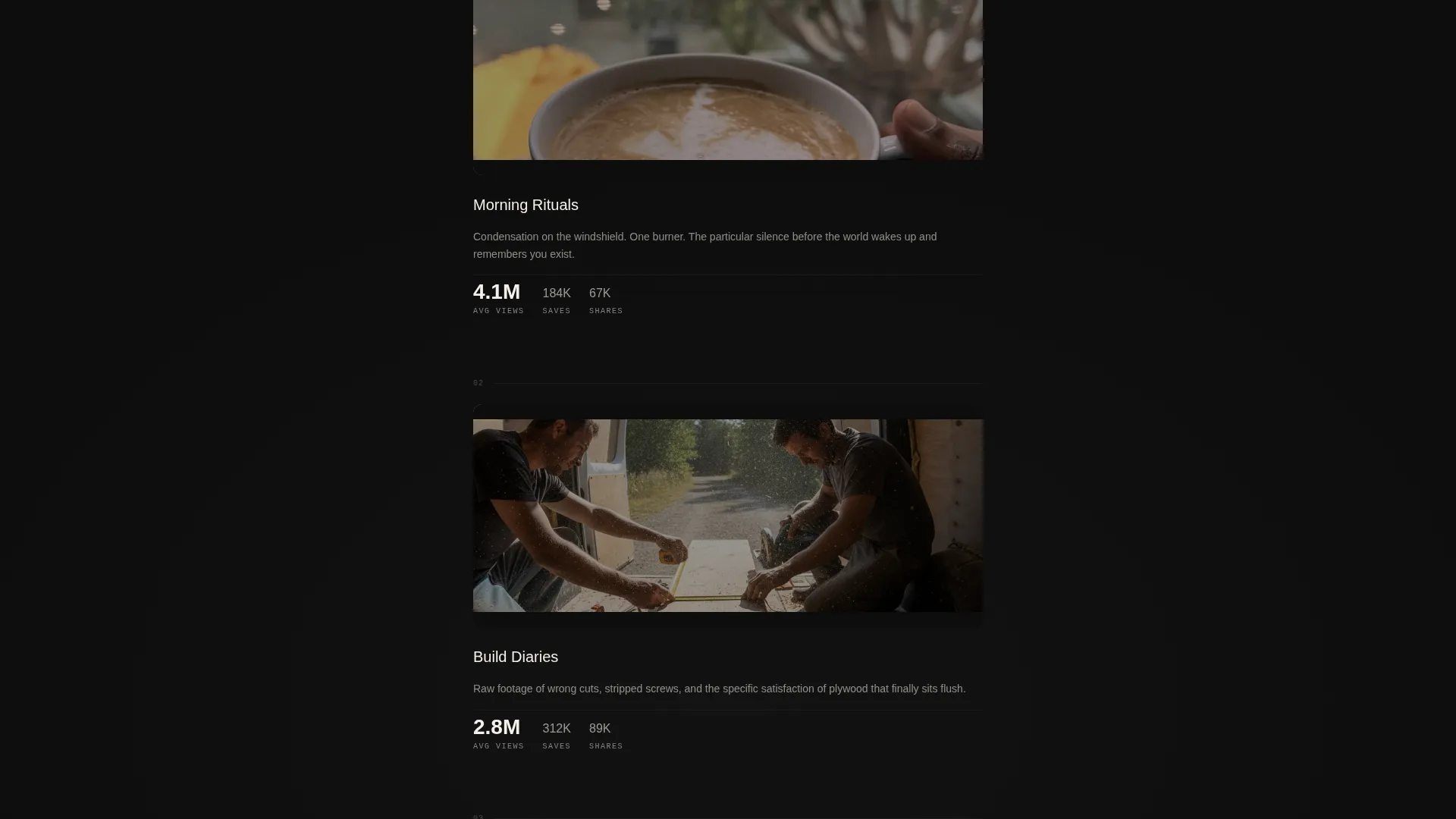 Specialist Van Life & Nomad Content Pre-Launch & Coming Soon Website Template