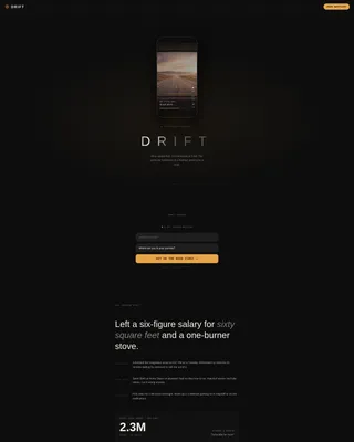 Specialist Van Life & Nomad Content Pre-Launch & Coming Soon Website Template