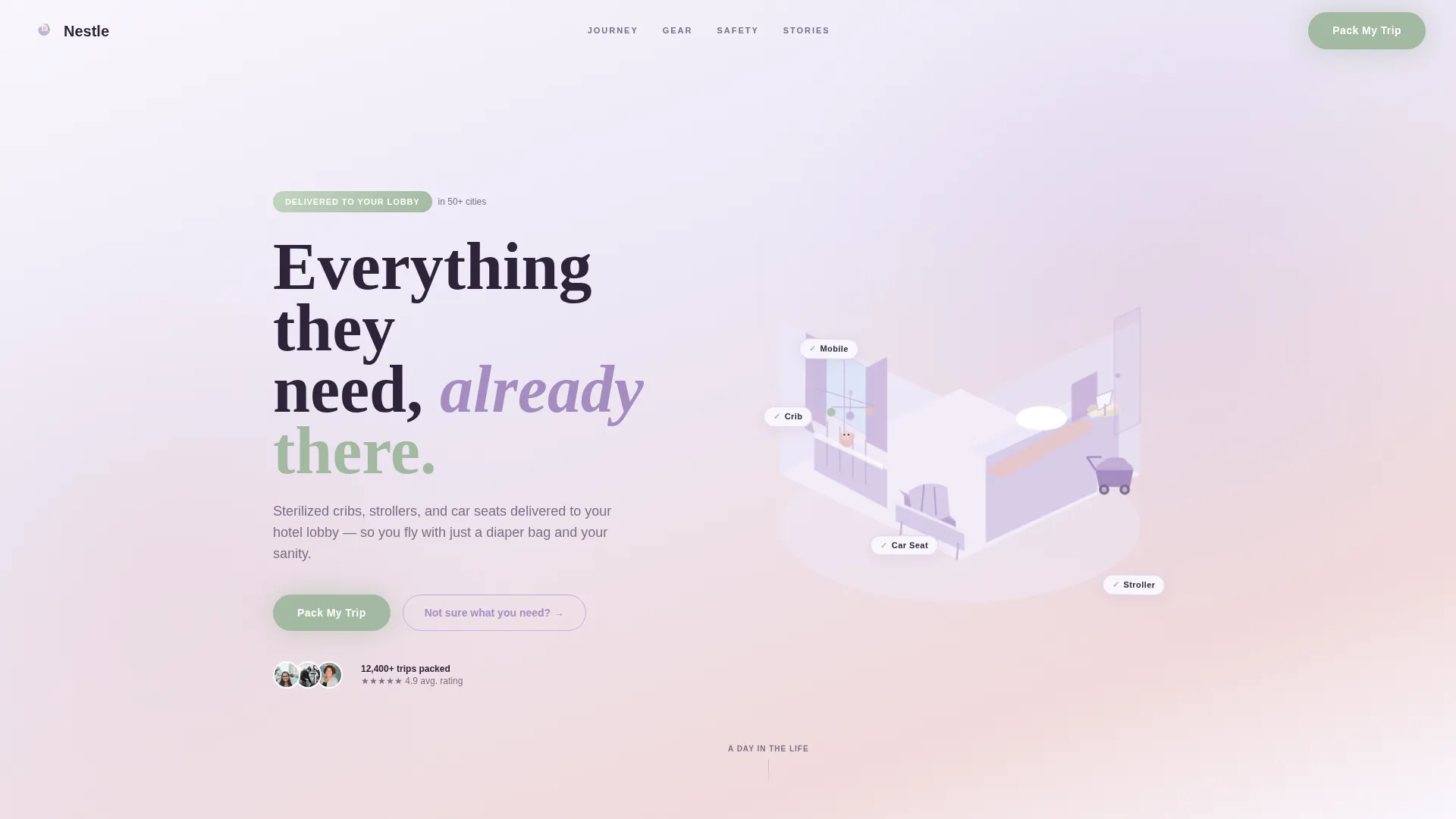 Family Travel & Experience Appointment Booking Website Template