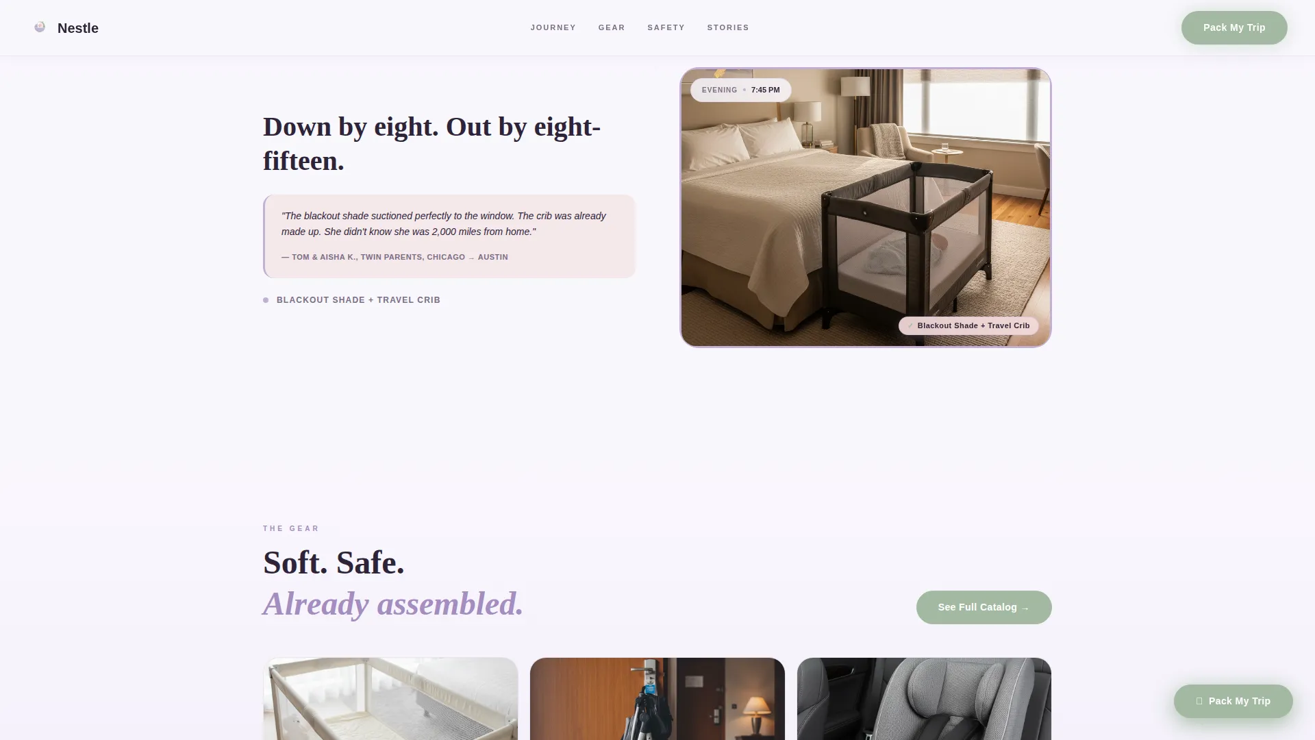 Family Travel & Experience Appointment Booking Website Template