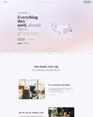 Family Travel & Experience Appointment Booking Website Template